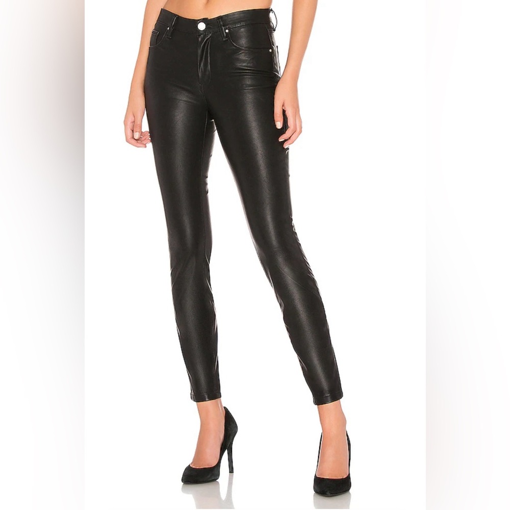 Blank NYC faux leather skinny high waist pants